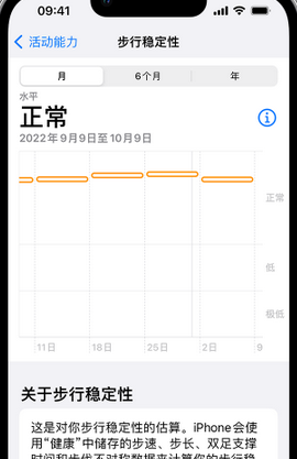 新宁iPhone手机维修如何在iPhone开启'步行稳定性通知'