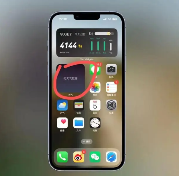 新宁苹果手机维修分享:iOS16主屏幕天气小组件无法正常工作怎么办？ 